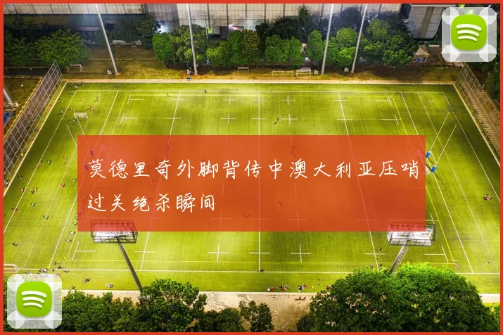 莫德里奇外脚背传中澳大利亚压哨过关绝杀瞬间