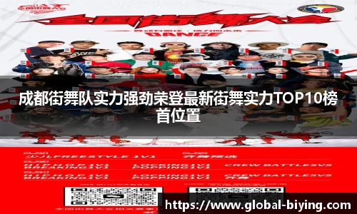 成都街舞队实力强劲荣登最新街舞实力TOP10榜首位置